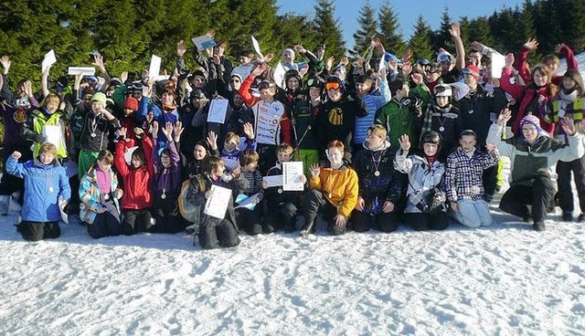 109 Starter kmpften am Seibelseckle u...sterehren in Ski alpin und Snowboard.   | Foto: Skiclub OG