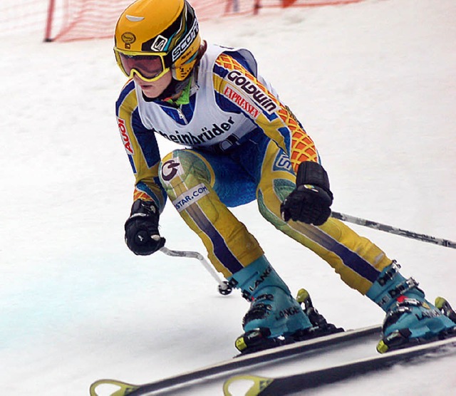 Im Slalom  nationale Spitze bei den Sc...14: Marlene Thoma von der WSG Feldberg  | Foto: junkel
