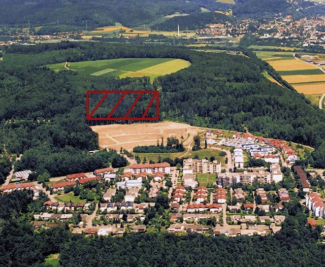 Die Waldshuter Bergstadt wird um das B...ot  zeigt den Stand vom Sommer 2006.    | Foto: Wiesmann