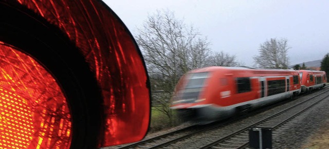 Wrde eine  Brgerbefragung rotes Licht fr den Bahnhalt Wallbach bedeuten?  | Foto: Bastian Henning