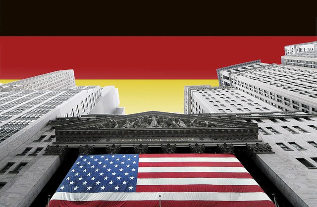 Fr manch eingefleischten Amerikaner s...l Street   alles andere als himmlisch.  | Foto: Montage: Dresemann/Fotos: dpa