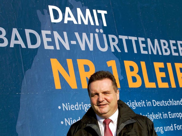 Ministerprsident Stefan Mappus will w...atulle auf? Ja, findet die Opposition.  | Foto: dapd