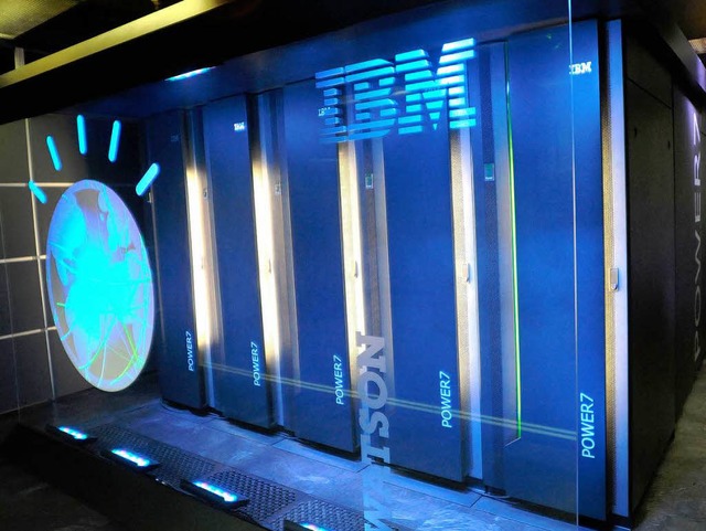 Ganz schn schlau: der IBM-Computer Watson  | Foto: dpa