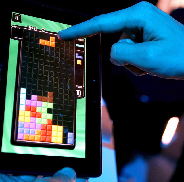 Tetris per Touchscreen: Im  neuen Tabl...mputer von Blackberry gleich eingebaut  | Foto: dpa