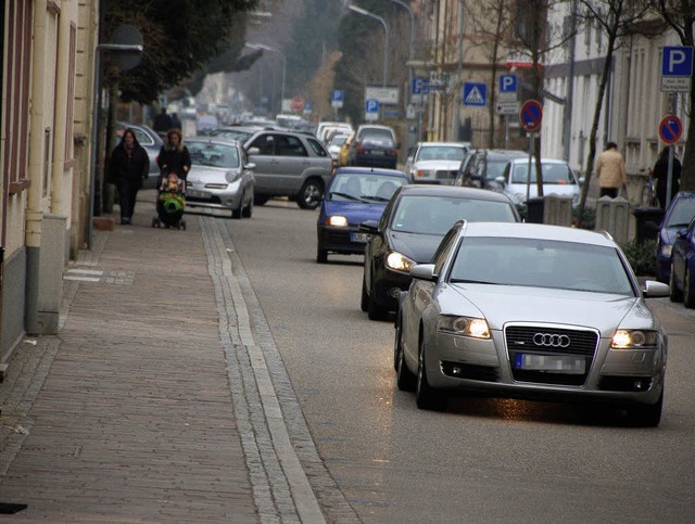 ber das Thema Verkehr wrden Anwohner...Streit geraten, beklagt eine Leserin.   | Foto: Jacqueline Berl