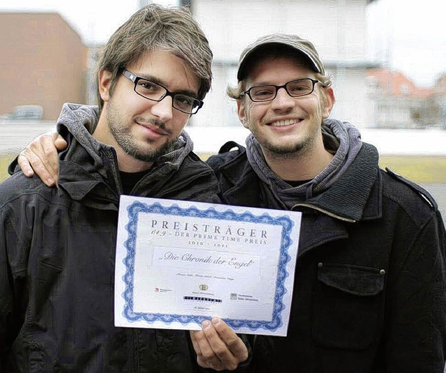 Thomas Szabo (links) und Florian Schne...22;ProSieben Prime Time Preis&#8220;.   | Foto: Jan Hring