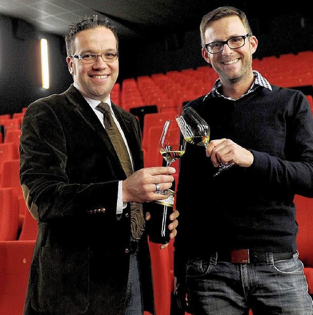 Markus Ell von der Oberkircher Winzer ...n Offenburg laden  zum Berlinale-Wein.  | Foto: pr