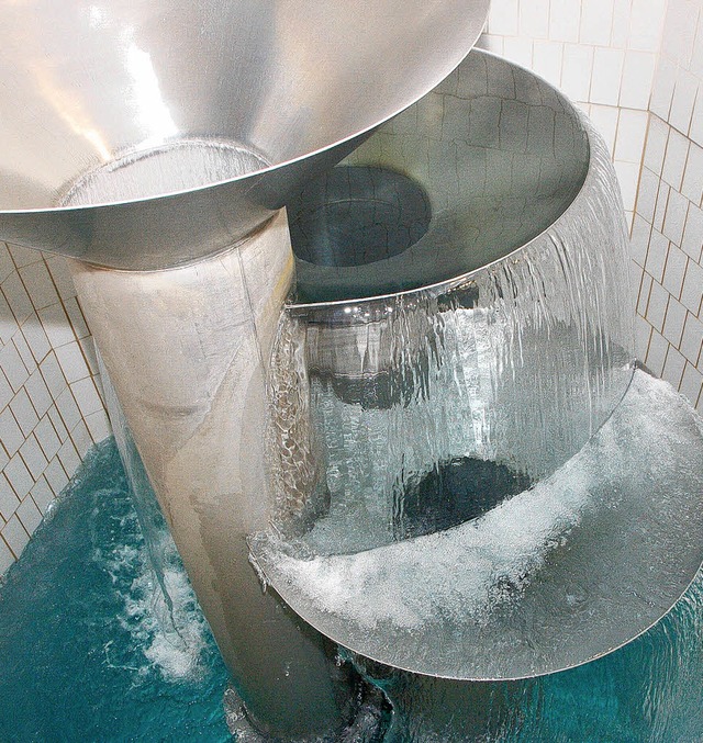 Im Wasserwerk im Grtt: 8500 Kubikmete... jeden Tag gefrdert und aufbereitet.   | Foto: Nikolaus Trenz