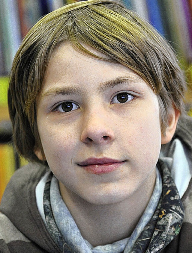 <BZ-Keyword>Ninos Taschner, 11, Angell...kurzem noch in einer AG meiner Schule.  | Foto: Michael Bamberger