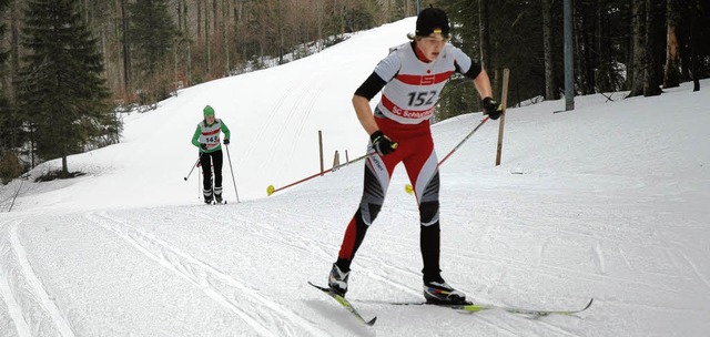 Janosch Brugger (rechts) war beim DSC ...wlder Lufertag eine Klasse fr sich.  | Foto: zwick