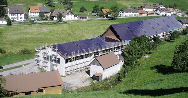 Auf dem Gelnde des ehemaligen Sgewer...Marzell entsteht  der  Bioenergiepark.  | Foto: R.-D.Kanmacher