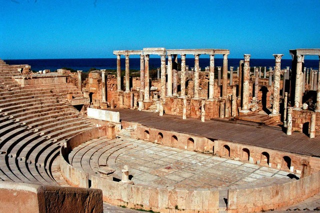 Avanti-Reisende haben 2007 Libyen besu...auch das Weltkulturerbe Leptis Magna.   | Foto: Archivfoto: M. heyn