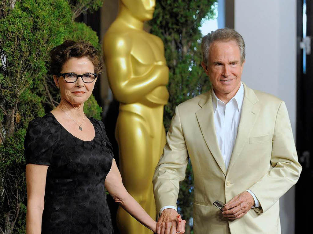 Nominiert in der Kategorie „Beste Hauptdarstellerin“: Annette Bening in „The Kids Are All Right“. Hier mit Ehemann Warren Beatty.