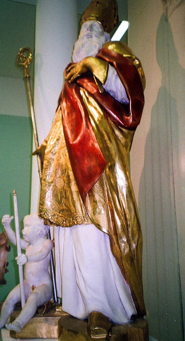 St. Blasius, Patron der Benediktiner v... Blasien, in der Pfarrkirche Oberried   | Foto: Hermann Althaus