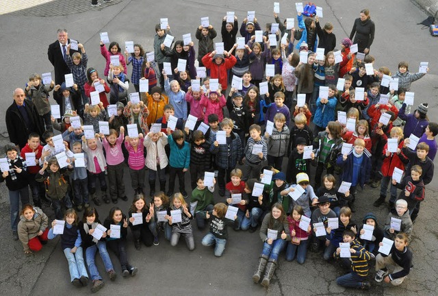 123 Sportabzeichen an der Hebelschule bedeuten Rekord.   | Foto: Barbara Ruda