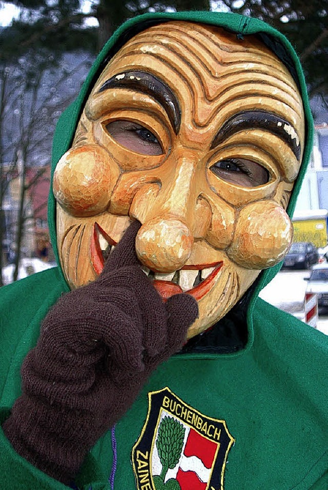 Startklar fr die Fasnet: Buchenbacher Zainemacher   | Foto: M. Rombach