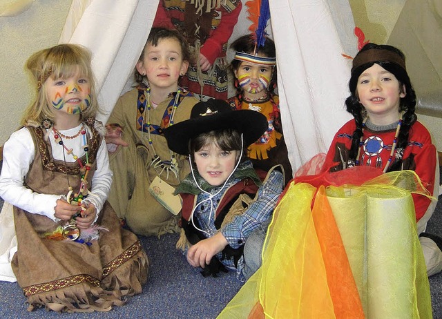 &#8222;Komm, hol das Lasso raus!&#8220; hie es in Prechtal.  | Foto: Kindergarten