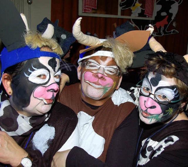 Hochstimmung und ein Spitzenprogramm g...9;s bei der Sthlinger Frauenfasnacht.  | Foto: Binner-Schwarz