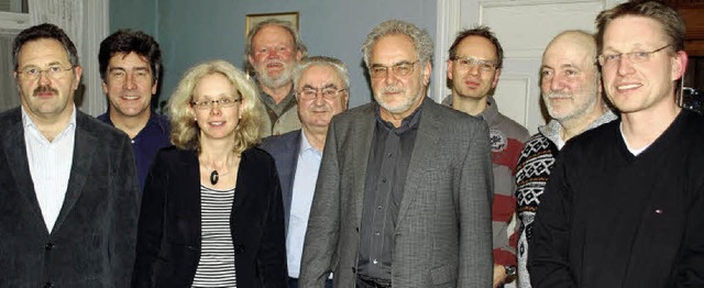 Eugen Katzenstein, Gerhard Kaufmann, B...eiten die Freien Whler in Haltingen.   | Foto: Mink