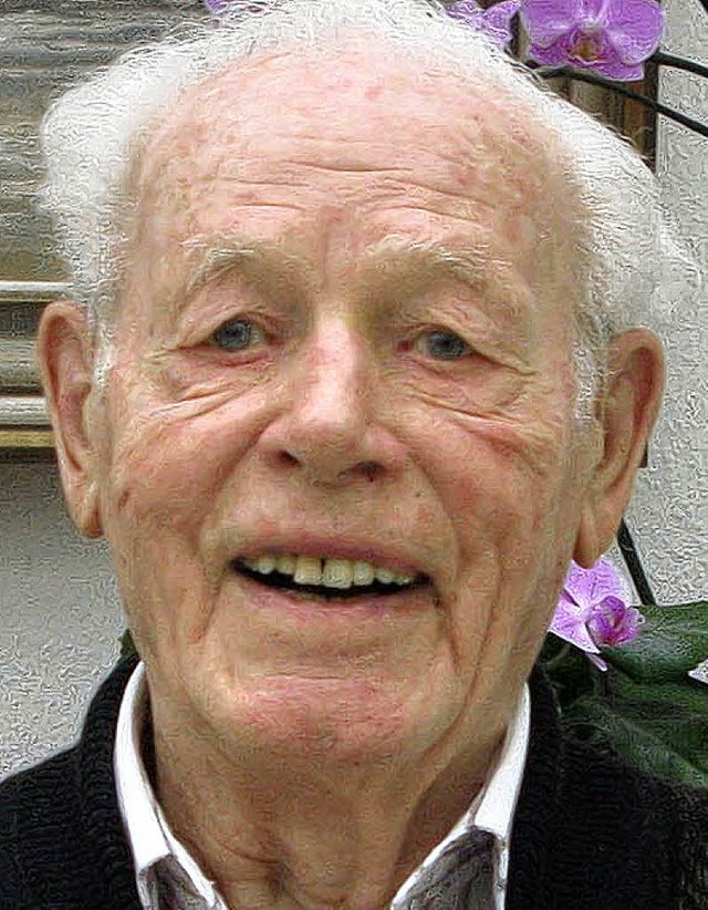 Gnther Thiede feiert heute  seinen 90. Geburtstag.   | Foto: Philipp