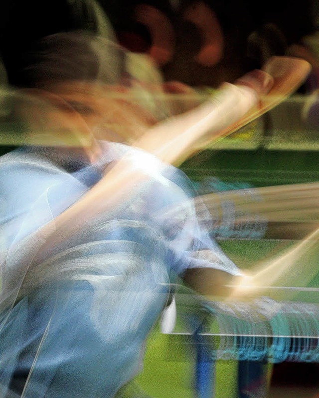 Dynamik gepaart mit Leidenschaft: Tischtennis lebt von rasanten Bewegungen.  | Foto: patrick Seeger