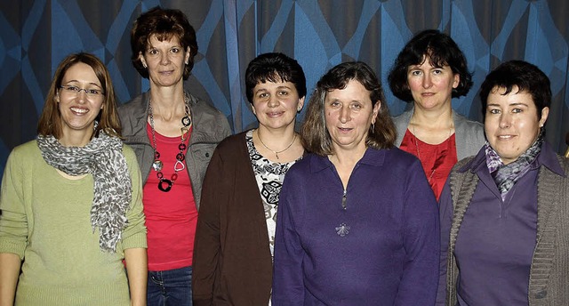 Der Vorstand des regen Frauenvereins H...gin, Dorothea Gempp und Barbara Leser   | Foto: Lenke