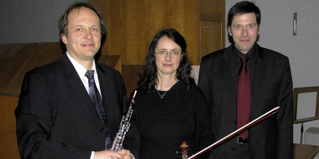 Ingo Balzer, Angelika Balzer und Chris...von dem die Zuhrer begeistert waren.   | Foto: Kristin Fritz