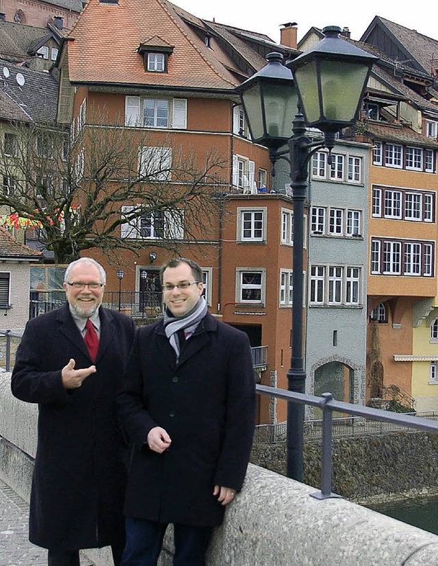 Freuen sich ber die  vollendete Sanie...ks) und  Brgermeister Ulrich Krieger   | Foto: Winfried Dietsche