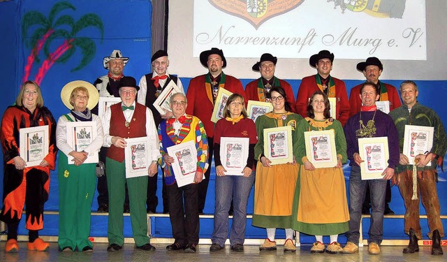 Die Ehrung verdienter Mitglieder hat  ...tz, Johannes Dietrich und Bernd Schmid  | Foto: Hildegard Siebold