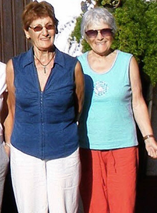 Der Verein fr Frieden und  Entwicklung ehrt Martha Keller und Elisabeth Gembe   | Foto: Privat