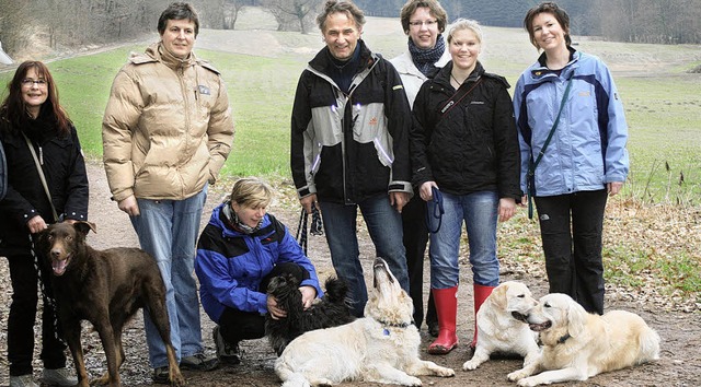 Mensch und Tier beim gemeinsamen Spaziergang   | Foto: BZ