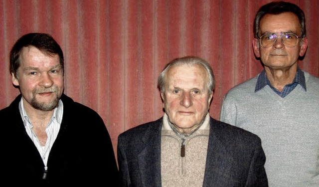 Fr 40 Jahre Mitgliedschaft wurde Klau... Hansjrg Mller geehrt ( von links).   | Foto: privat