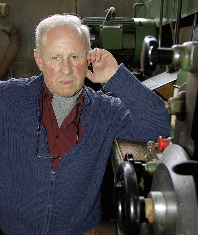 Fritz Boehmisch hrt als letzter Sger im vorderen Wehratal auf  | Foto: Michael Krug