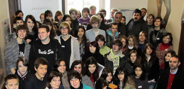 32 Gste aus der Trkei, der Slowakei ...sen des Geschwister-Scholl-Gymnasiums.  | Foto: Rebekka Sommer