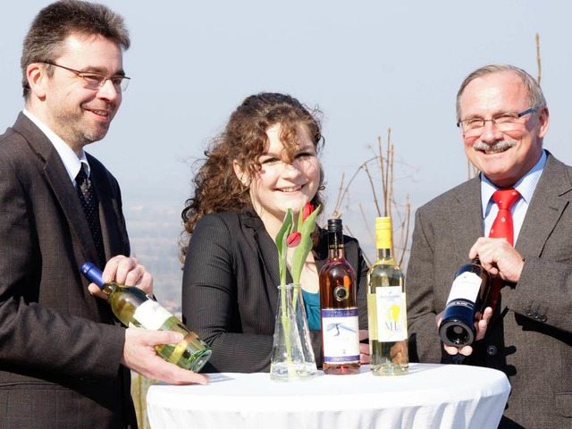 Neues rund um den Kaisersthler Wein p...en), Weinprinzessin Natalie Henninger.  | Foto: Ilona Hge