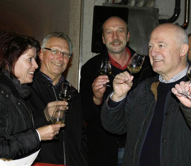 Die Jungweinprobe  ist fr die Bezirks...ftakt zum  Veranstaltungsreigen 2011.   | Foto: Bezirkskellerei