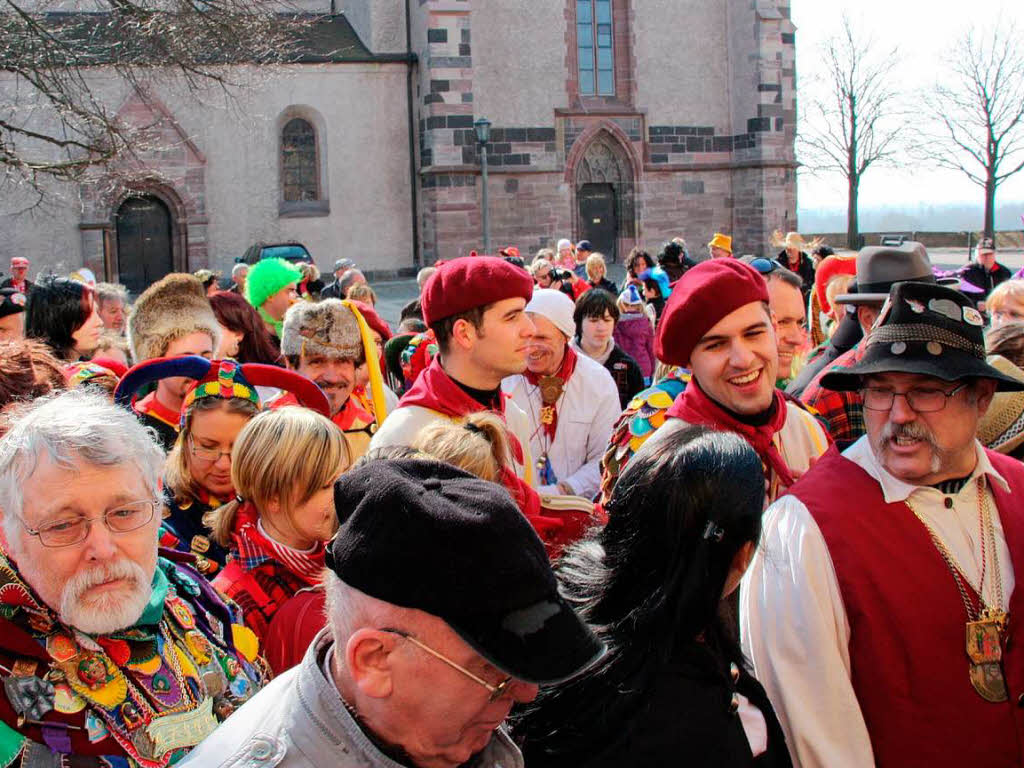 Die Breisacher Narren stürmten das Rathaus. Die Breisacher Narren stürmten das Rathaus.