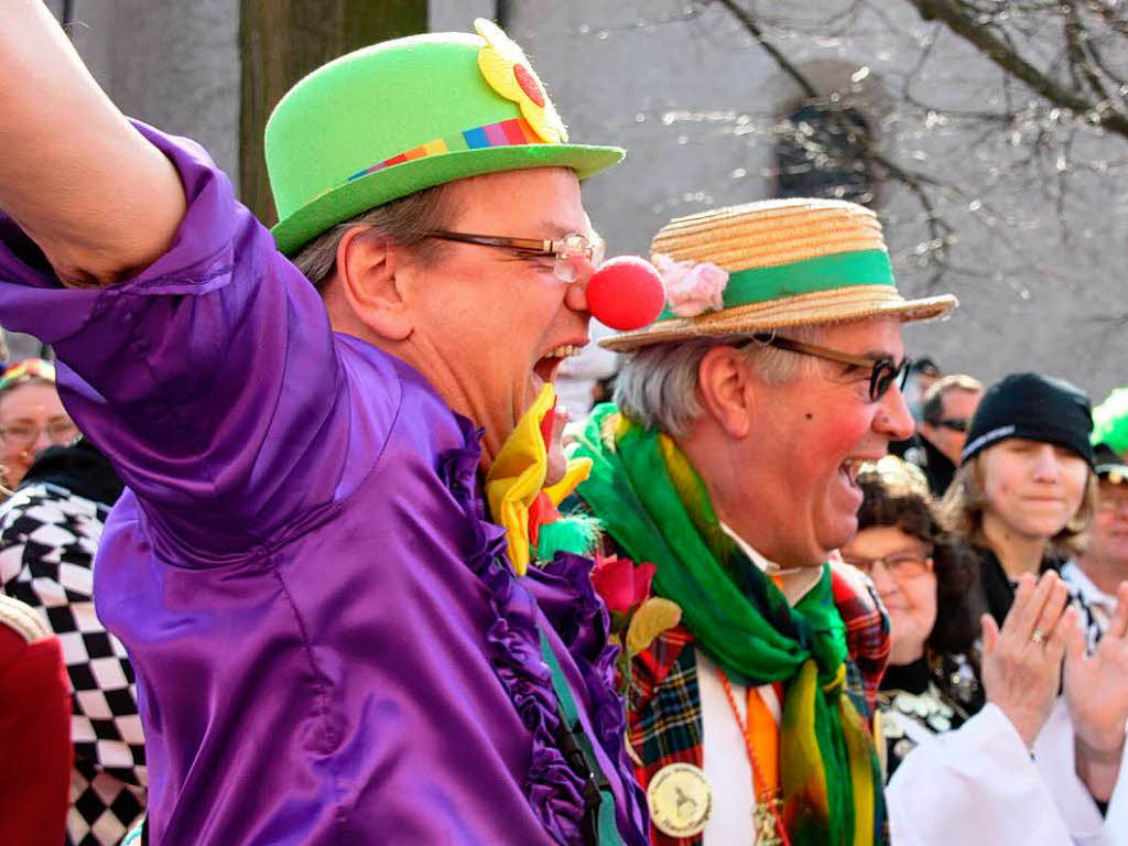 Die Breisacher Narren stürmten das Rathaus. Die Breisacher Narren stürmten das Rathaus.