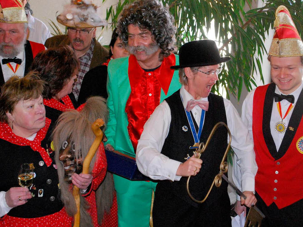 Bei der Stürmung des Vogtsburger Rathauses war die Stimmung blendend. Bei der Stürmung des Vogtsburger Rathauses war die Stimmung blendend.