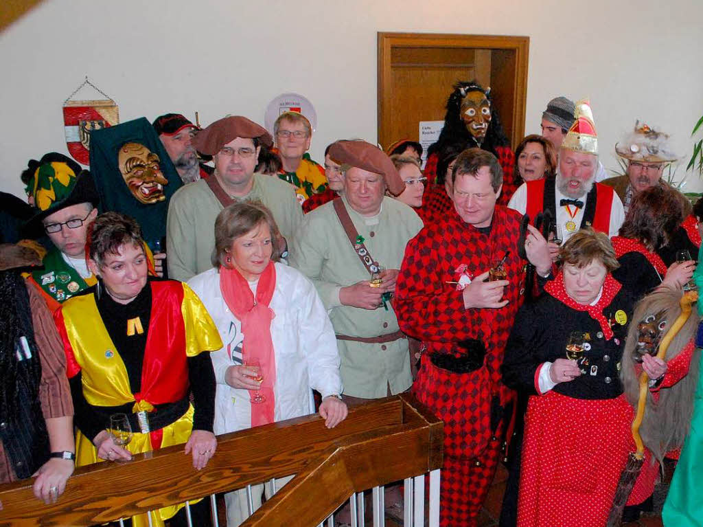 Bei der Stürmung des Vogtsburger Rathauses war die Stimmung blendend. Bei der Stürmung des Vogtsburger Rathauses war die Stimmung blendend.