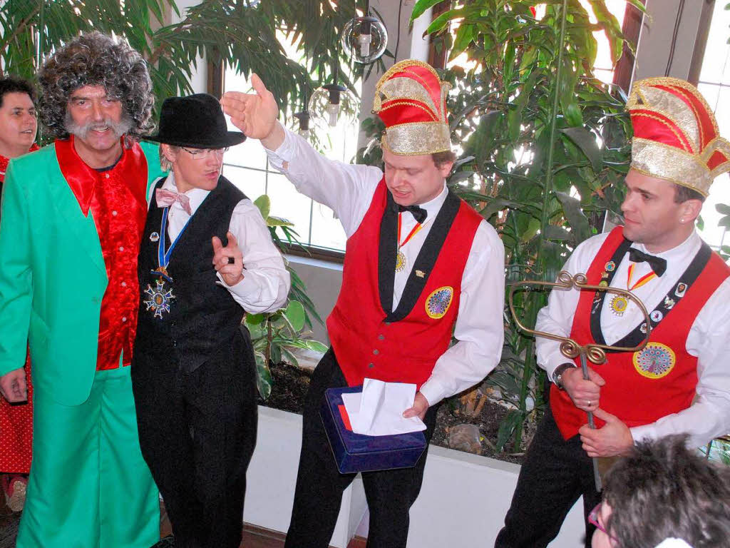 Bei der Stürmung des Vogtsburger Rathauses war die Stimmung blendend. Bei der Stürmung des Vogtsburger Rathauses war die Stimmung blendend.