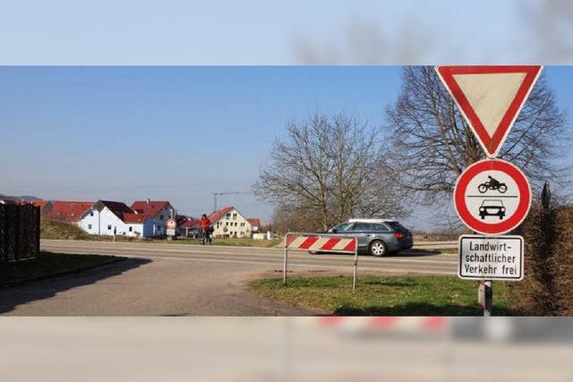 Ein Kreisverkehr auf Riegeler Kosten