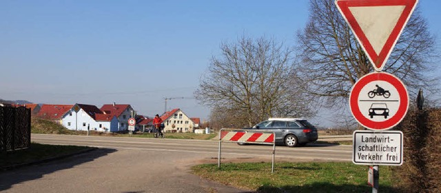 Riegeler Zukunftsplne: Von der Hfler...ie L 116 ins Wohngebiet Breite gehen.   | Foto: Haberer