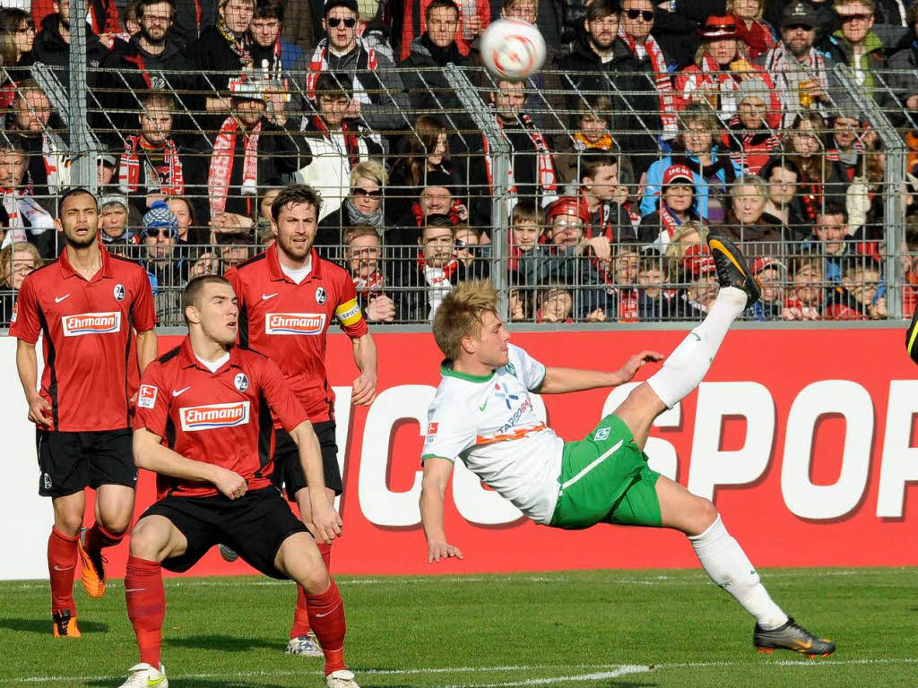 SCc Freiburg verliert gegen Werder Bremen 1:3. SCc Freiburg verliert gegen Werder Bremen 1:3.