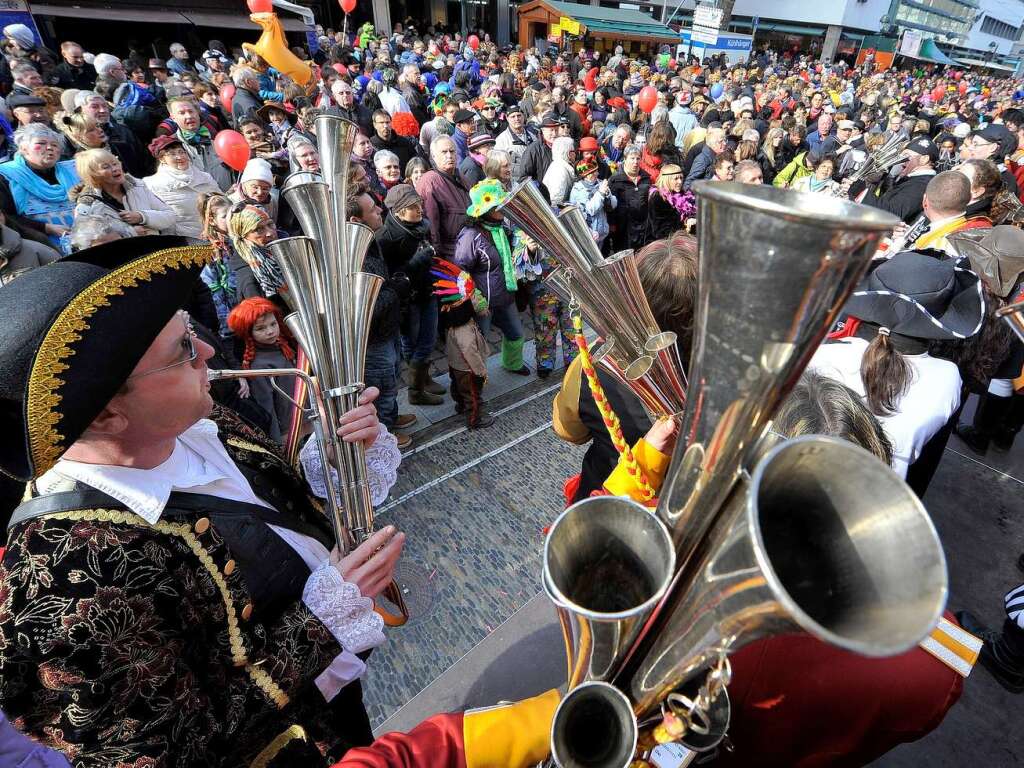 Nrrisches Treiben in der Kaiser-Jospeh-Strae.