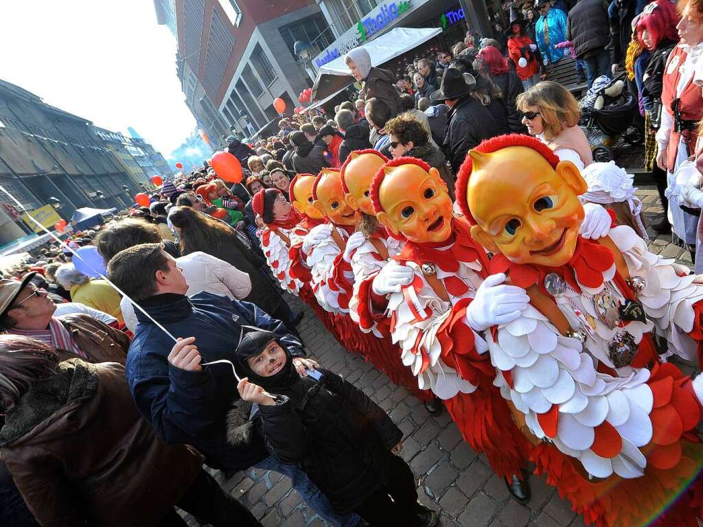 Nrrisches Treiben in der Kaiser-Jospeh-Strae.