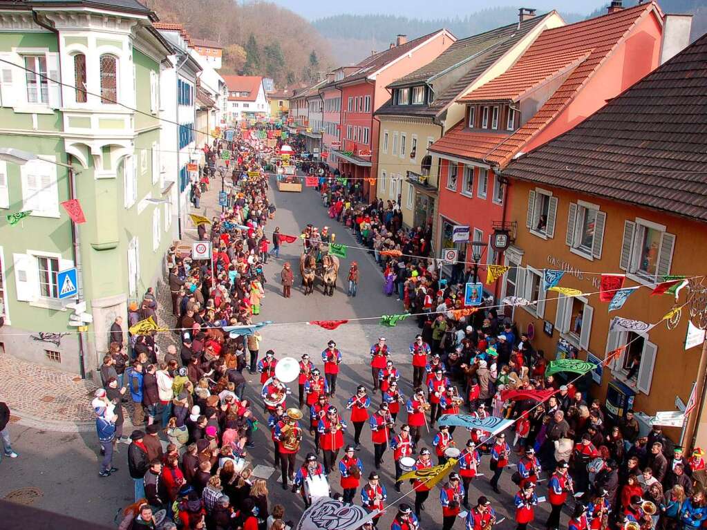 Bilder vom Zeller Fasnachtsumzug