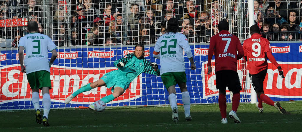 SCc Freiburg verliert gegen Werder Bremen 1:3. SCc Freiburg verliert gegen Werder Bremen 1:3.