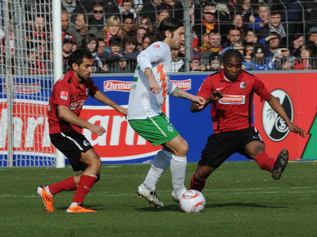 SCc Freiburg verliert gegen Werder Bremen 1:3. SCc Freiburg verliert gegen Werder Bremen 1:3.