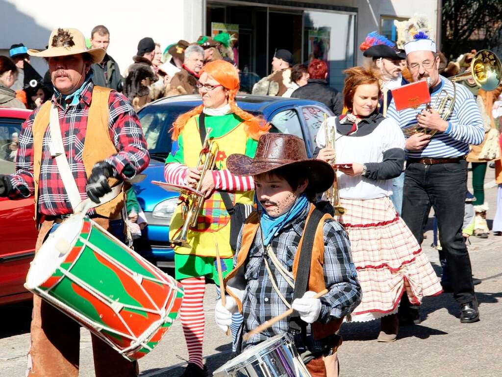 Auch in Fahrnau gehrte die Fasnacht den Kindern.